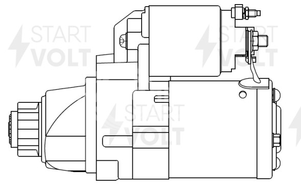 Стартер для автомобилей Nissan X-Trail T32 (14-)/Teana L33 (14-) 2.5i 1,4кВт