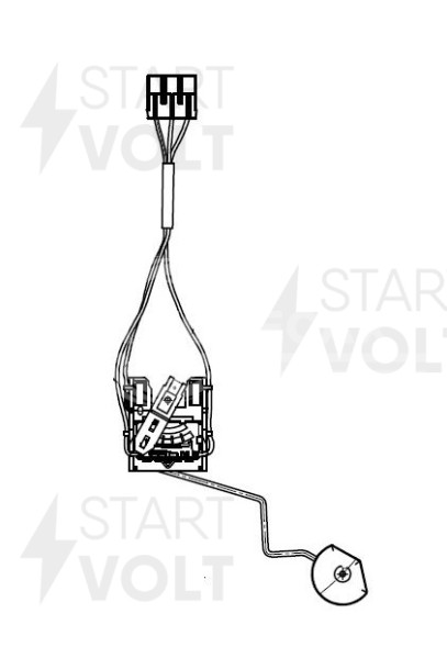 Датчик уровня топлива для автомобилей Renault Duster (10-)/Kaptur (16-) 2.0i