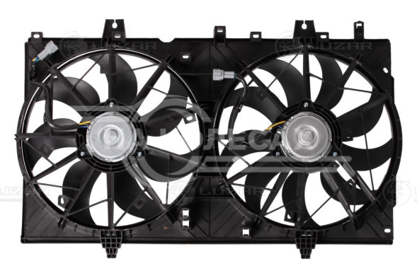 Электровентилятор охлаждения для а/м Nissan X-Trail (T32) (14-) (2 вент.) (с кожухом)