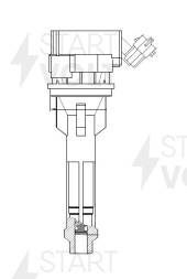 Катушка зажигания для автомобилей Toyota Corolla (E11) (95-) 1.4i