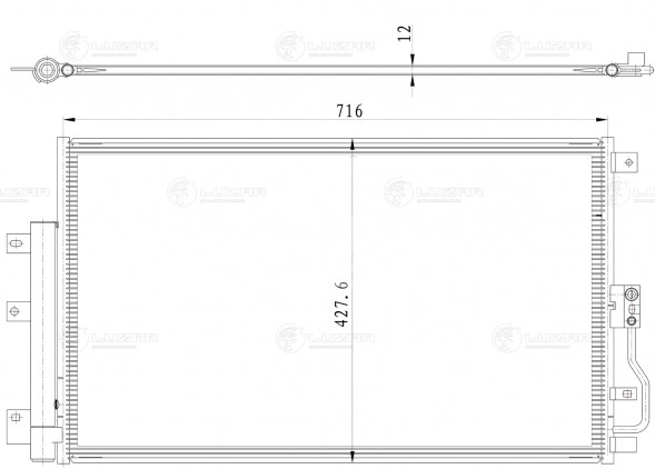 Радиатор кондиционера для автомобилей Haval Jolion (21-)