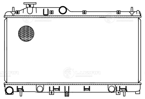Радиатор охлаждения для автомобилей Subaru Forester S12 (08-) 2.0i/2.5i MT
