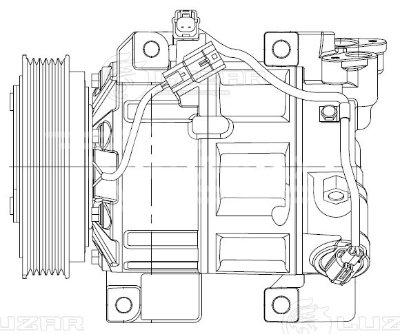 Компрессор кондиционера для автомобилей X-Trail (T31) (07-) 2.5i