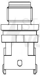 Датчик давления топлива для автомобилей КАМАЗ с дв. Cummins ISBe (Евро-4)/ЯМЗ-650