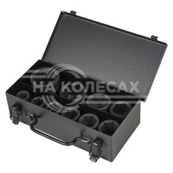 Набор головок ударных 3/4&quot; 56мм 10 пр. (17-46мм) мет. кейс.