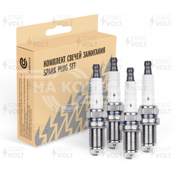 Комплект свечей зажигания для автомобилей Nissan Almera N15 (95-)/Primera P11 (96-) 1.4i/1.6i (кмпл. 4шт)
