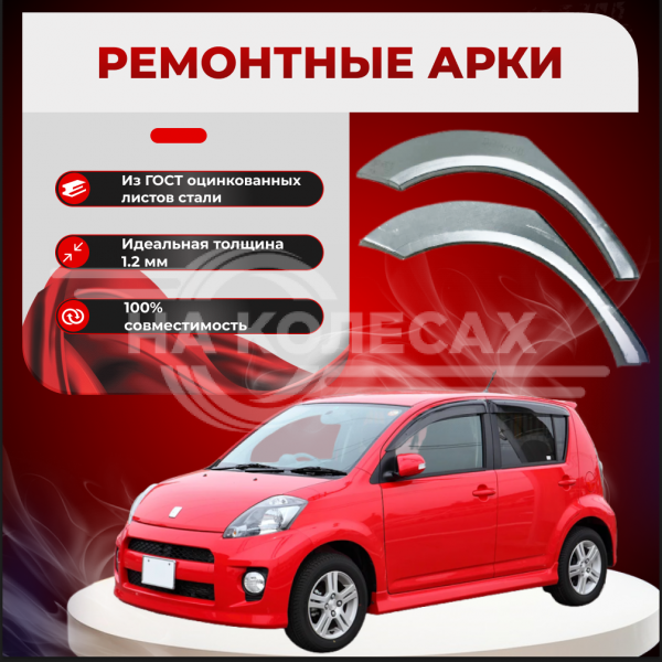 Задние арки Toyota Passo