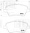 Колодки тормозные дисковые передние для автомобилей Ford Fiesta VI (08-) 132x60
