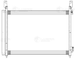 Радиатор кондиционера для автомобилей Koleos (08-) 2.0D/2.5i M/A
