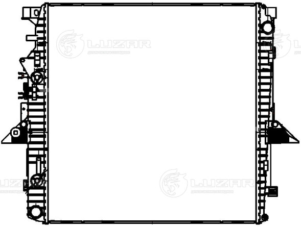 Радиатор охлаждения для автомобилей Land Rover Discovery (04-)/Range Rover Sport I (05-) 4.0i/4.2i/4.4i