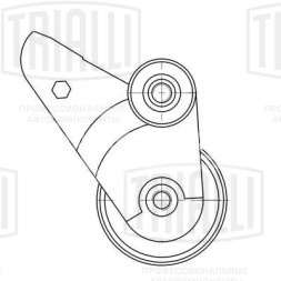 Ролик ГРМ натяжной для автомобилей Audi A6 C5 (97-) 3.0i