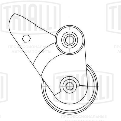 Ролик ГРМ натяжной для автомобилей Audi A6 C5 (97-) 3.0i