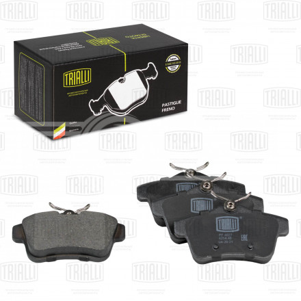 Колодки тормозные для автомобилей Citroen C4 (10-) / DS4 (11-) / DS5 (12-) / Peugeot 3008 (09-) дисковые задние