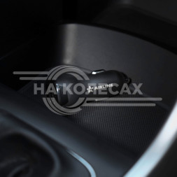 Адаптер автомобильный 2хUSB 2.1А, 12/24В