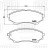 Колодки тормозные дисковые передние для автомобилей Mazda BT-50 (06-) / Ford Ranger (98-) (PF 4212)