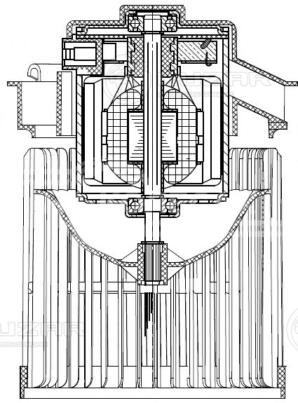 Электровентилятор отопителя для автомобилей Nissan Juke (10-)