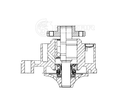Насос водяной для автомобилей Suzuki SX4 (06-)/Swift (05-) 1.3i/1.6i