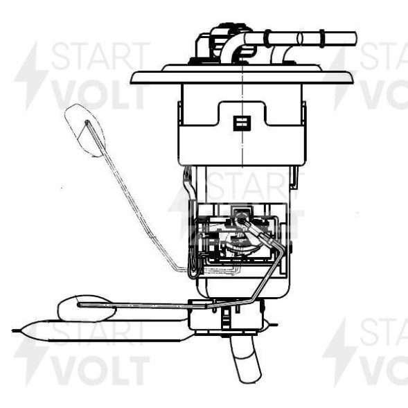 Модуль топливного насоса для автомобилей Hyundai Tucson (04-)/Kia Sportage II (04-) 2.0i