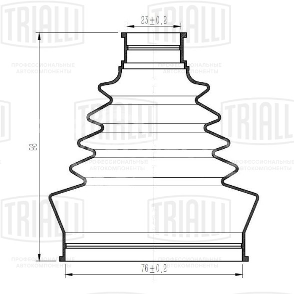 Пыльник ШРУСа наружного для автомобилей Hyundai Accent (99-)