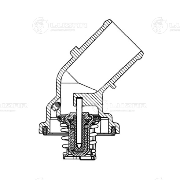 Термостат для автомобилей Chevrolet Cobalt (11-)/Daewoo Gentra (13-) 1.5i (82°С) (c корпусом)