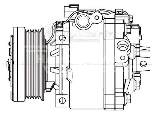 Компрессор кондиционера для автомобилей Outlander XL (12-)/ASX (10-)/Lancer X (07-)