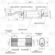 Глушитель для автомобилей Лада 2194 Kalina (13-) основной (алюминизированная сталь)