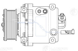 Компрессор кондиционера для автомобилей 4x4 Urban (14-)