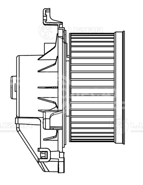 Электровентилятор отопителя для автомобилей Ford Transit VIII (13-)