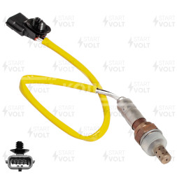 Датчик кислорода для автомобилей Лада Largus (12-)/Renault Logan(04-)/Sandero (09-) до катализатора желтый