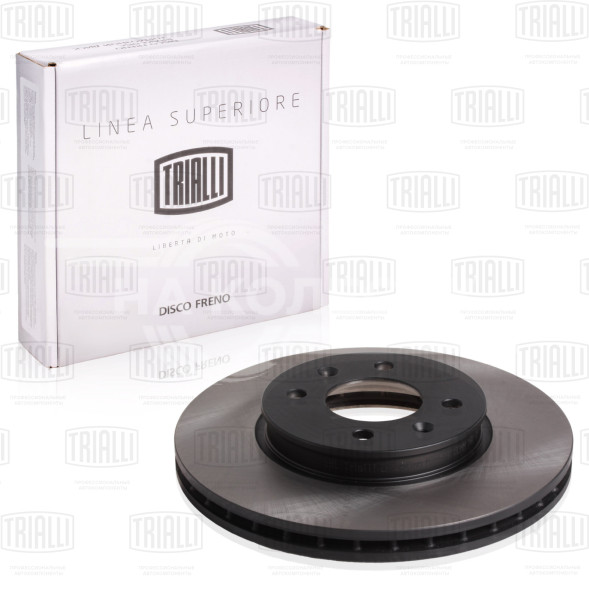 Диск тормозной передний для автомобилей Hyundai Solaris (10-) (17-) d=256 PRO (перф/слот/окраш)