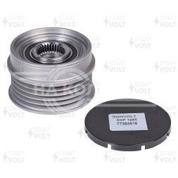 Шкив с обгонной муфтой генератора для автомобилей Fiat Grande Punto (05-) 1.4i/Linea (07-) 1.4T