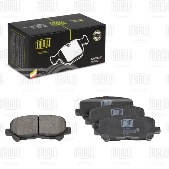 Колодки тормозные дисковые задние для автомобилей Honda Pilot (08-)