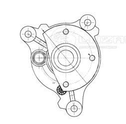 Насос водяной для автомобилей Hyundai Solaris II (17-)/Kia Rio IV (17-)/CEED (18-) 1.4i [G4LC]