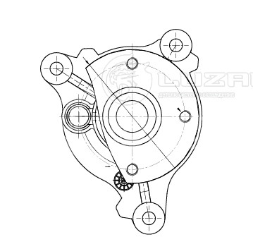 Насос водяной для автомобилей Hyundai Solaris II (17-)/Kia Rio IV (17-)/CEED (18-) 1.4i [G4LC]
