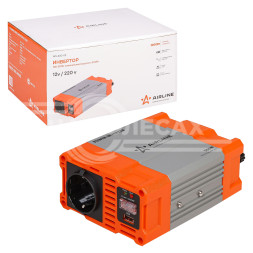 Инвертор автомобильный 12В-220В, 500 Вт