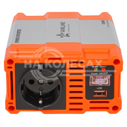 Инвертор автомобильный 12В-220В, 500 Вт