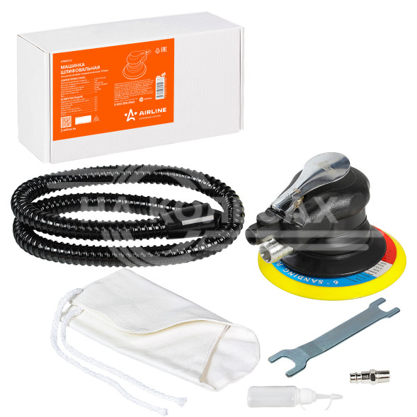 Машинка шлифовальная пневм. эксцентриковая 150мм, ампл.колеб 5мм, 10000об/мин