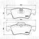 Колодки тормозные для автомобилей Mercedes ML (W164) (05-) дисковые задние