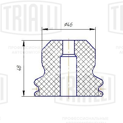Ремкомплект амортизатора (кожух + отбойник) полиуретан