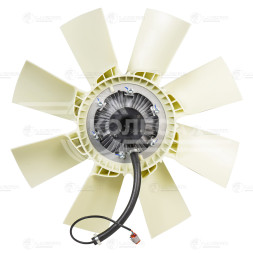 Муфта вязкостная для автомобилей МАЗ с двигателем ЯМЗ 651.10 Евро-3,4 d 720мм. 8 лопастей (с крыльчаткой)