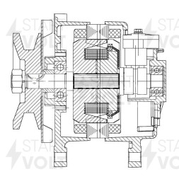 Генератор для автомобилей ЗИЛ 130 с дв. ЗИЛ-508 70А