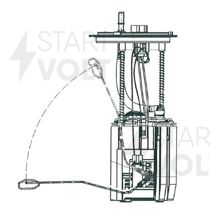 Модуль топливного насоса для автомобилей Hyundai/KIA Tucson II (15-)/Sportage IV (15-) 2.0i