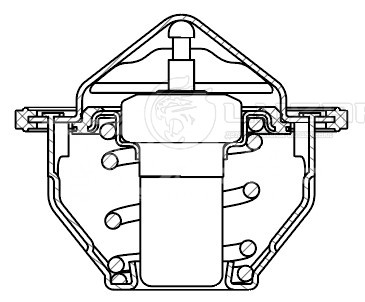 Термостат для автомобилей Chevrolet Captiva (11-)/Opel Antara (10-) 2.4i (82°С)  (термоэлемент)