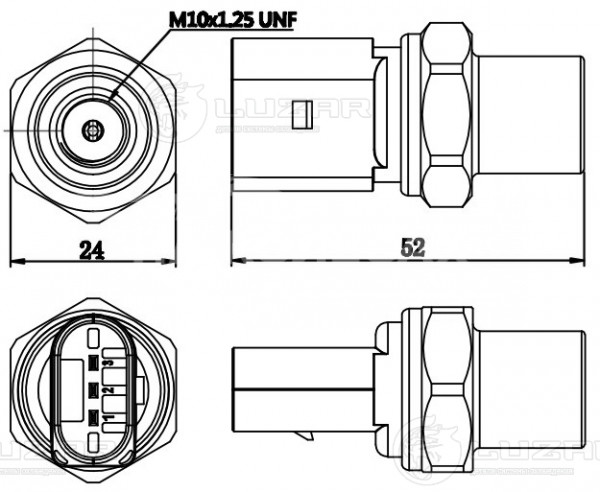 Датчик давления хладагента Octavia А7 (13-)