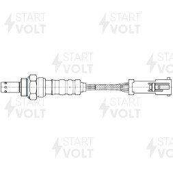 Датчик кислорода для автомобилей Ford Fusion (02-)/Fiesta (02-) 1.4i/1.6i до катализатора
