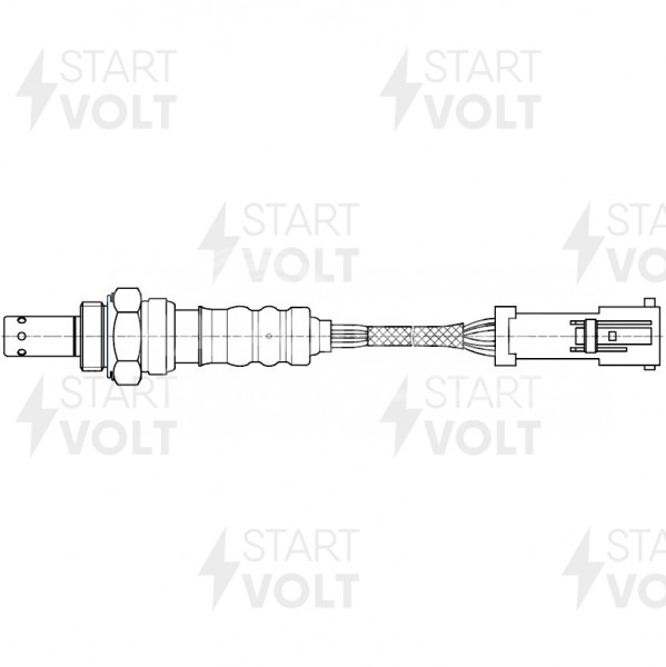 Датчик кислорода для автомобилей Ford Fusion (02-)/Fiesta (02-) 1.4i/1.6i до катализатора
