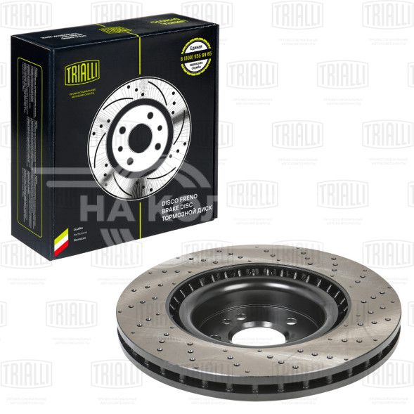 Диск тормозной передний для автомобилей Mercedes GLE (W166) (15-) / M (W166) (11-) d=350 (перфорированный)