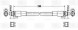 Шланг тормозной передний для автомобилей VW Passat B5 (96-)/Skoda Superb (01-)/Audi A4 B5 (94-) L=320мм