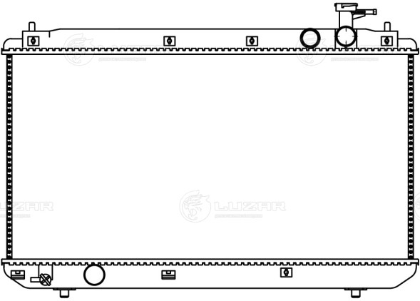 Радиатор охлаждения для автомобилей Tiggo (T11) (05-) 2.4i MT