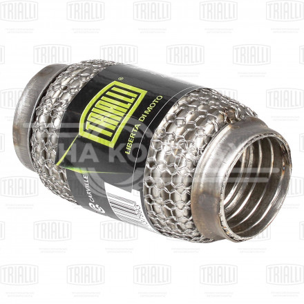 Виброкомпенсатор выхлопной трубы (Гофра) 40x100 Hydra/Wire Mesh (нержавеющая сталь)